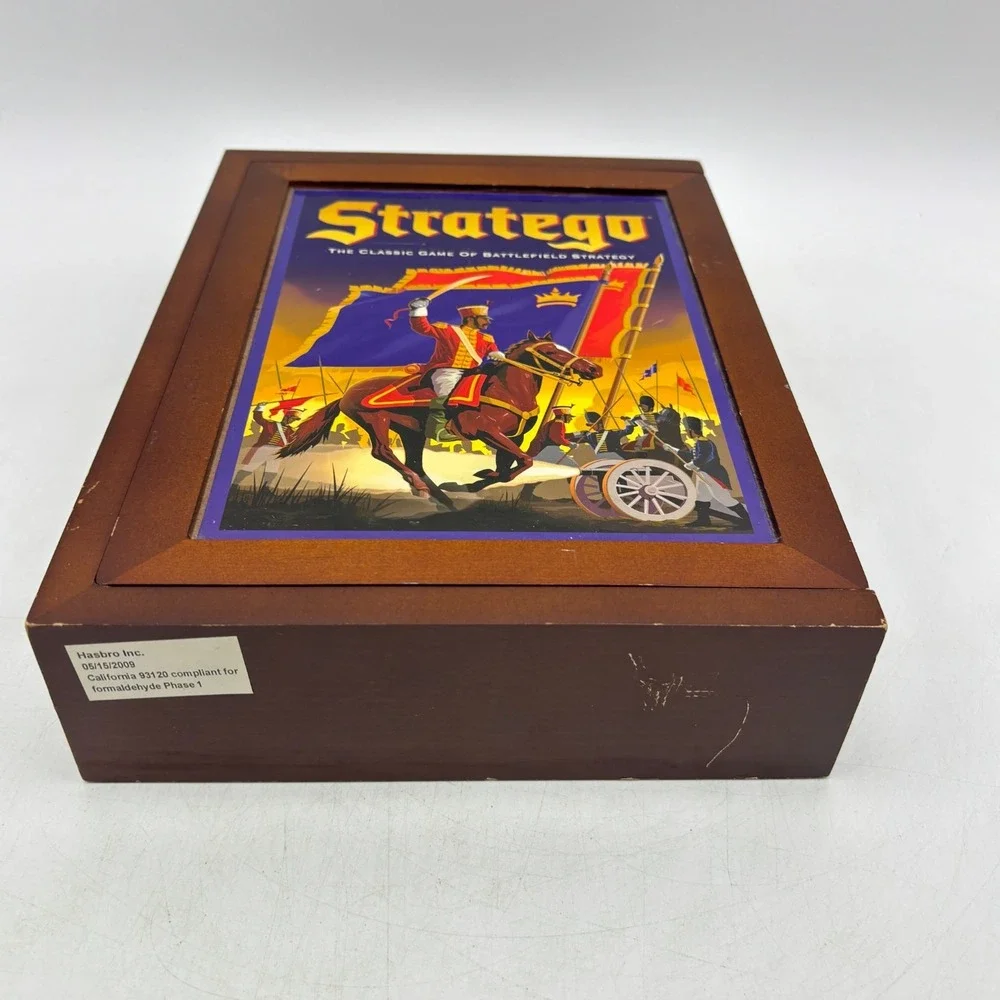 Stratego Vintage Game Collection COMPLETE Hasbro 2009 Capture Flag Bookshelf